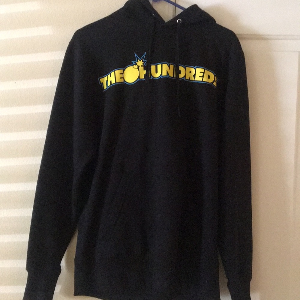 The Hundreds Bar Logo Black Hoodie Sweater Small